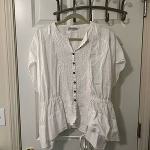 Allsaints linen blouse size 14 XL